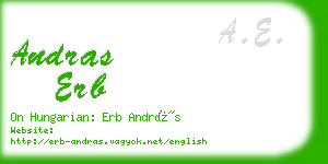 andras erb business card